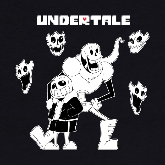 Undertale: Papyrus and Sans by KevinDnG